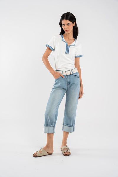 OLIANA JEANS WITH BELT
