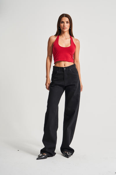 DELLA HIGH RISE WIDE LEG JEANS
