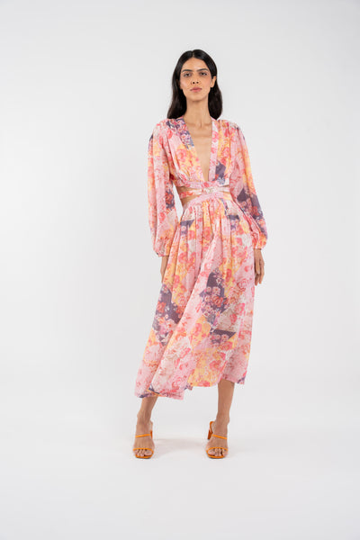 HYLAN MIDI DRESS