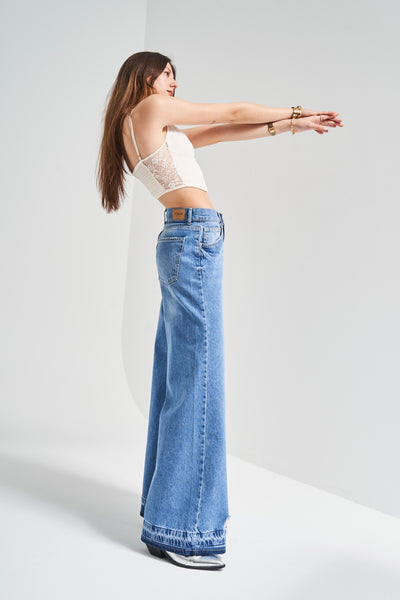 Idalia Wide-Leg High-Waist Jeans