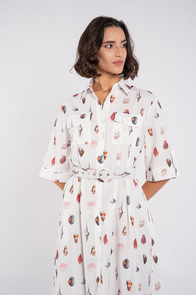 ANNA MIDI DRESS
