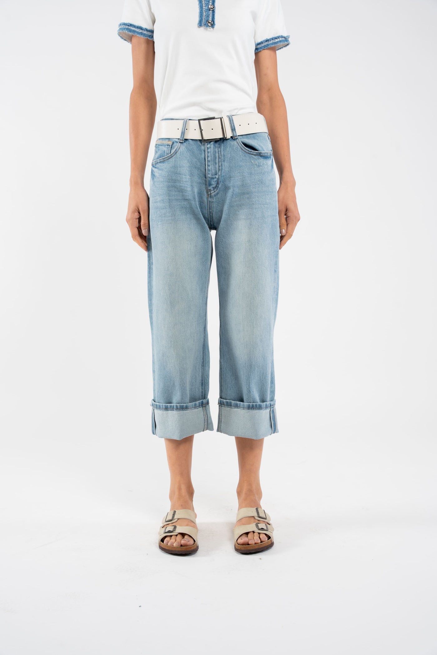 OLIANA JEANS WITH BELT