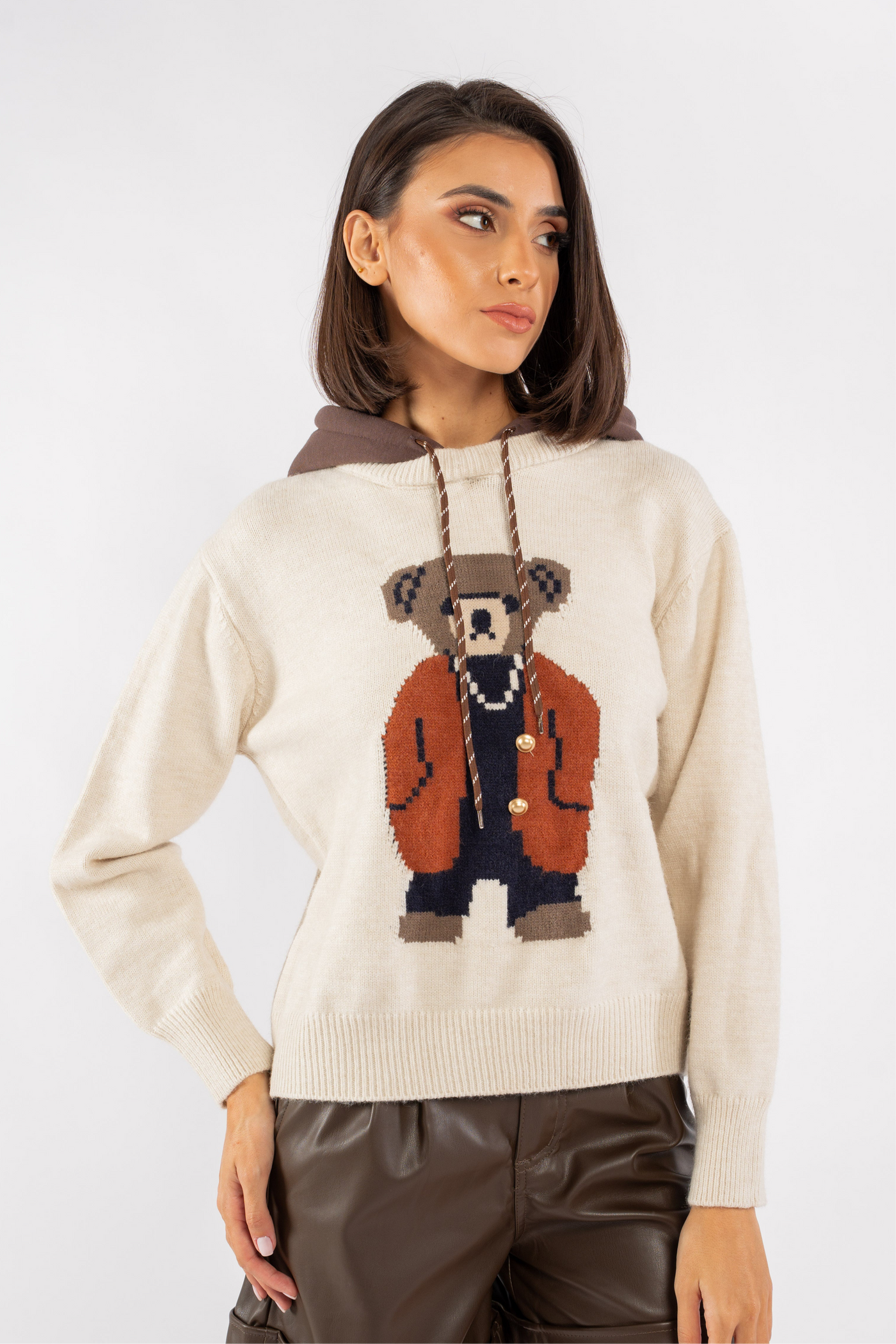 AMIE TEDDY BEAR HOODIE