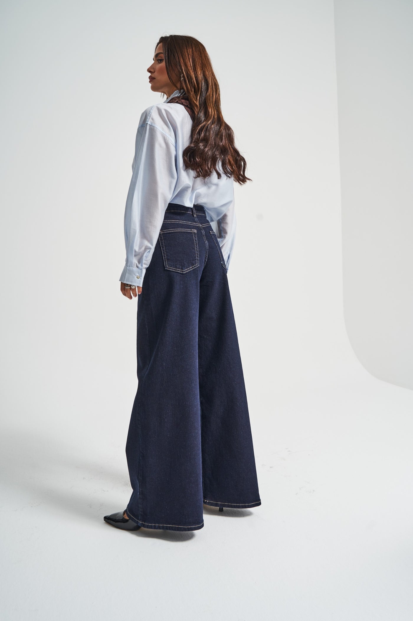 JOSIE HIGH RISE WIDE LEG JEANS