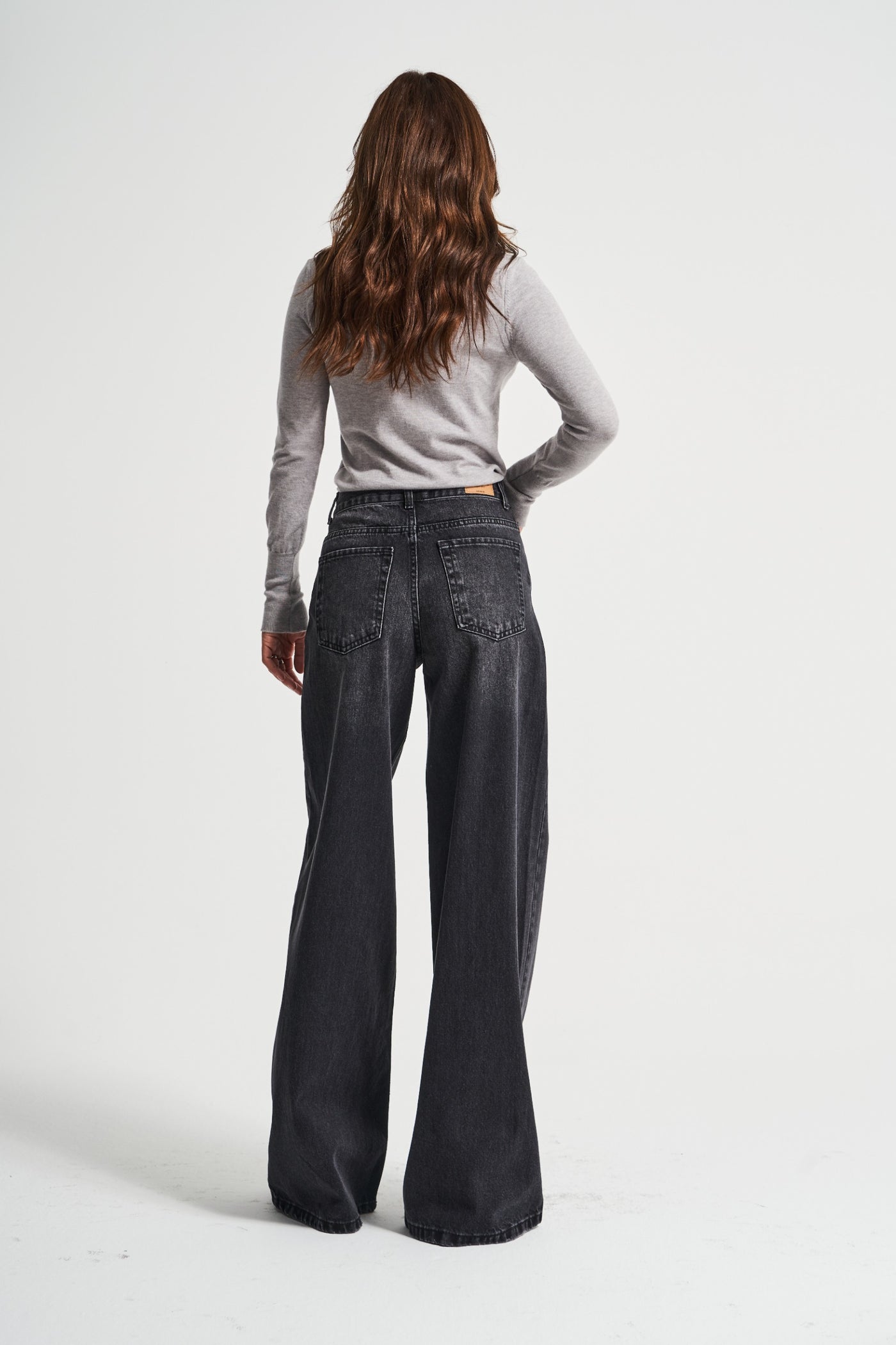 JULIE LOW RISE WIDE LEG JEANS