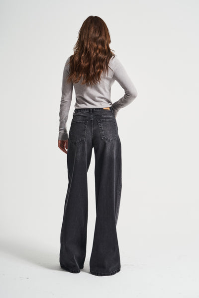 JULIE LOW RISE WIDE LEG JEANS