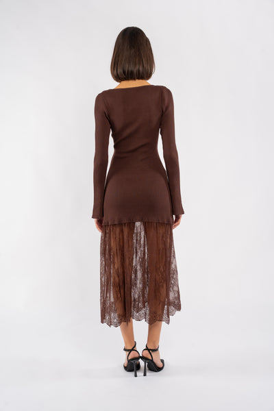 ALIX KNIT MIDI DRESS