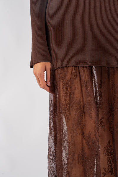 ALIX KNIT MIDI DRESS