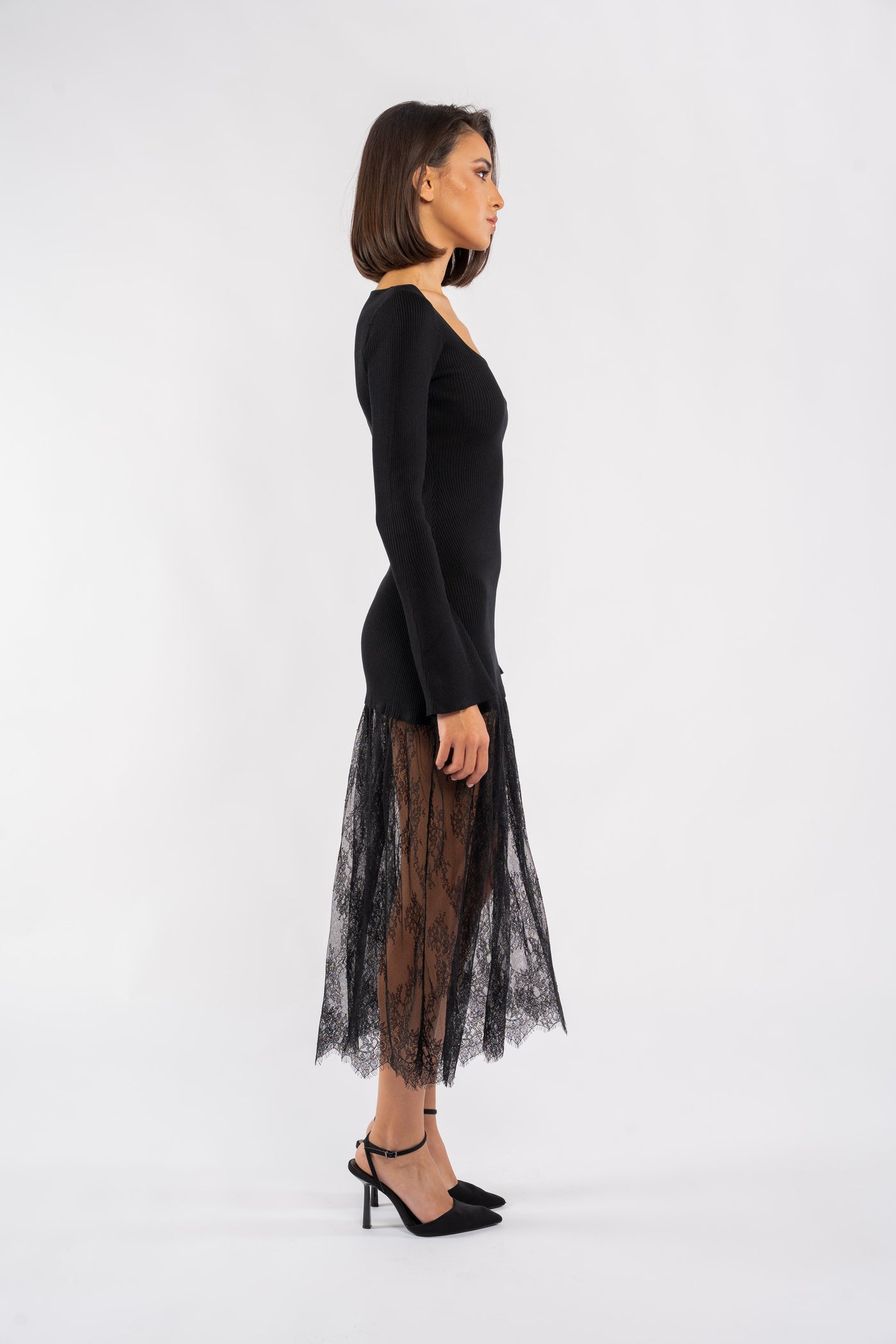 ALIX KNIT MIDI DRESS