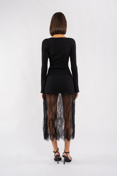 ALIX KNIT MIDI DRESS