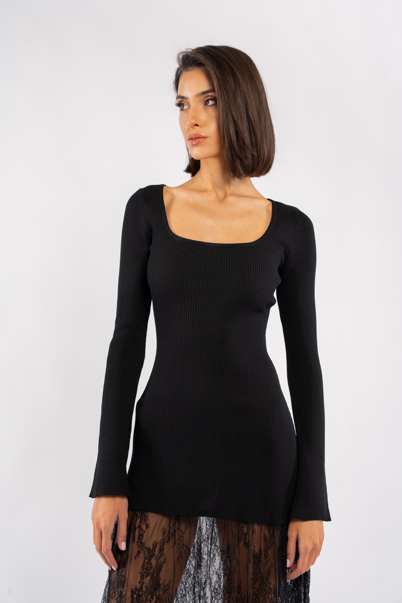 ALIX KNIT MIDI DRESS