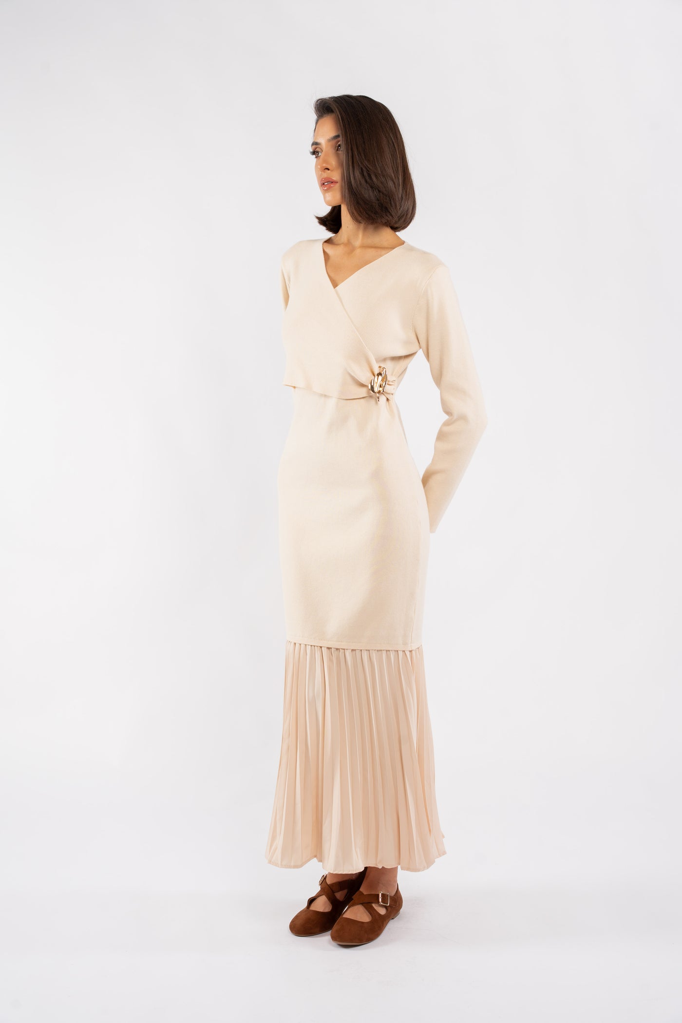 ISA KNIT MIDI DRESS