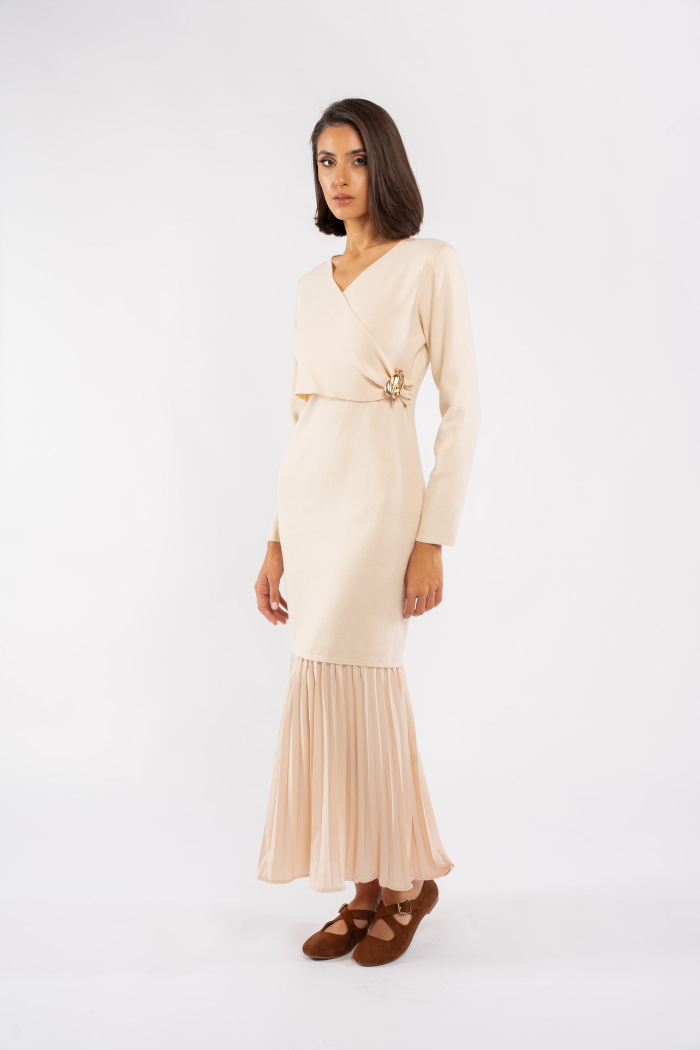 ISA KNIT MIDI DRESS