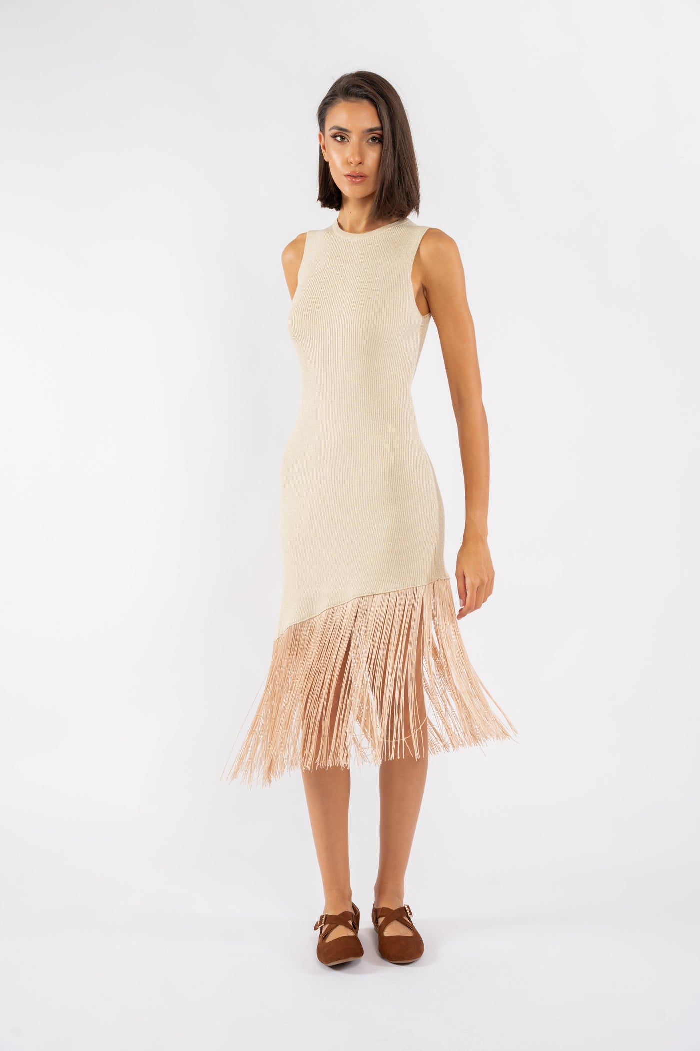 MAEVA KNIT MIDI DRESS