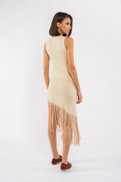 MAEVA KNIT MIDI DRESS