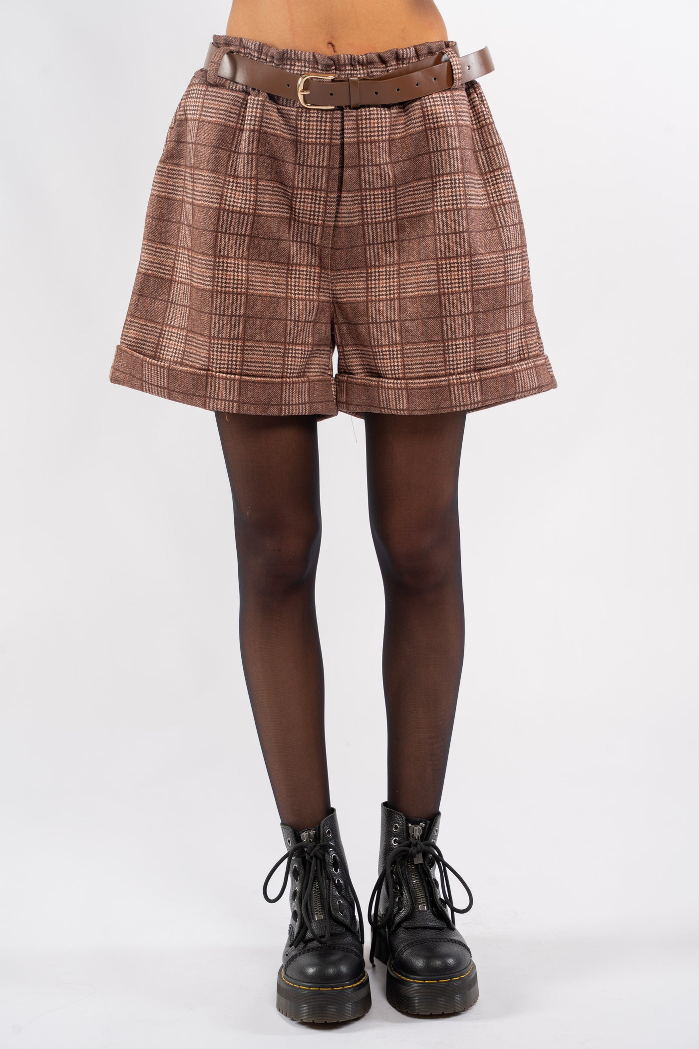 FABIANA CHECKERED MATCHING SET