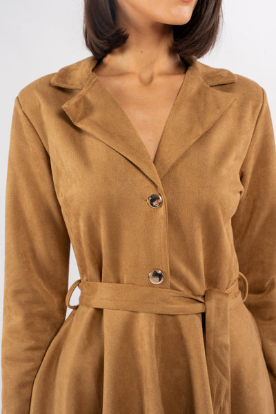 LOTTIE SUEDE OVERALL