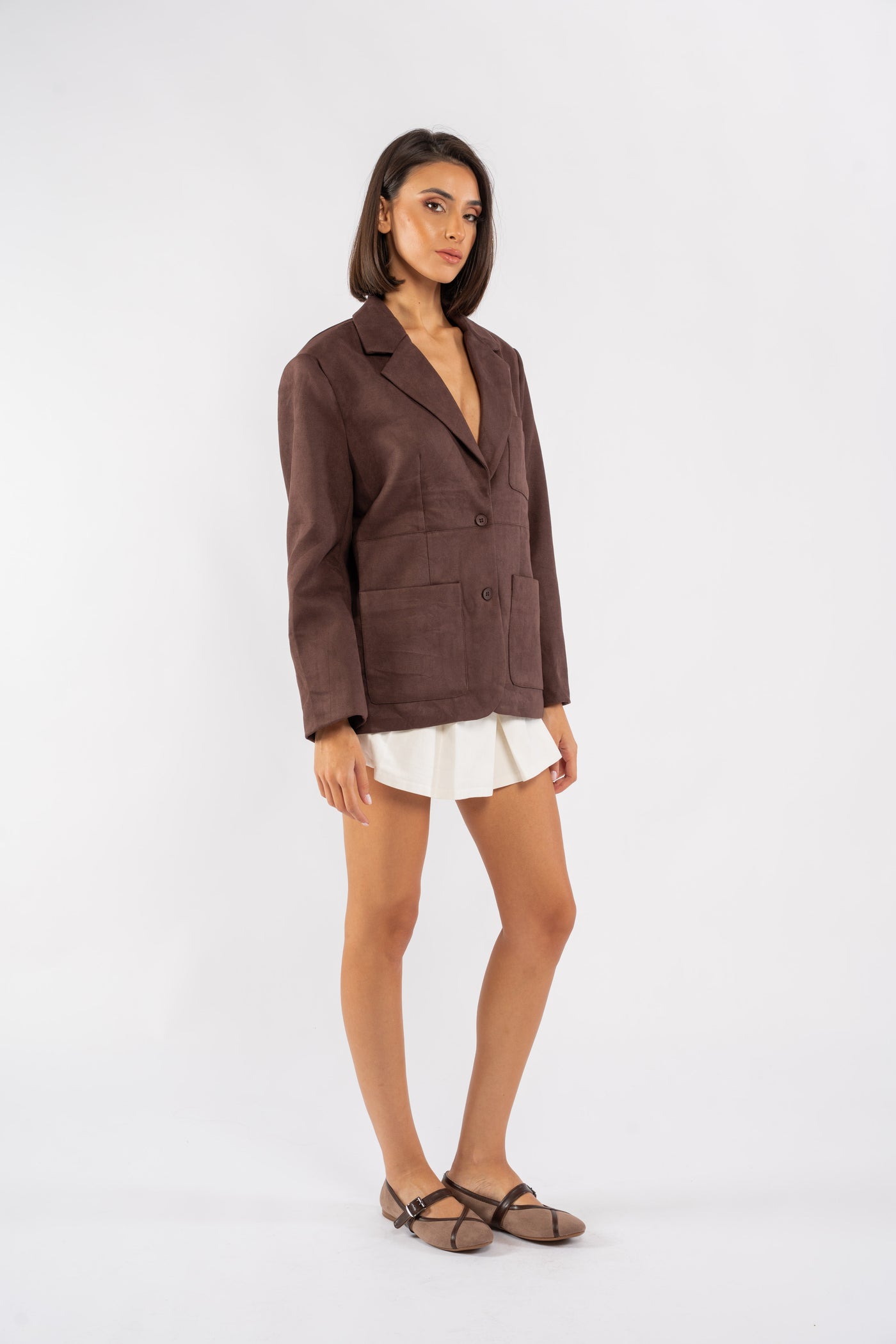 ÉLISE SUEDE BLAZER