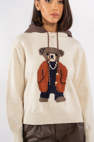 AMIE TEDDY BEAR HOODIE