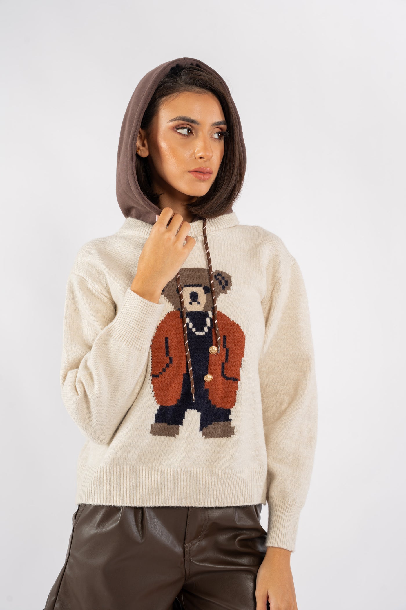 AMIE TEDDY BEAR HOODIE