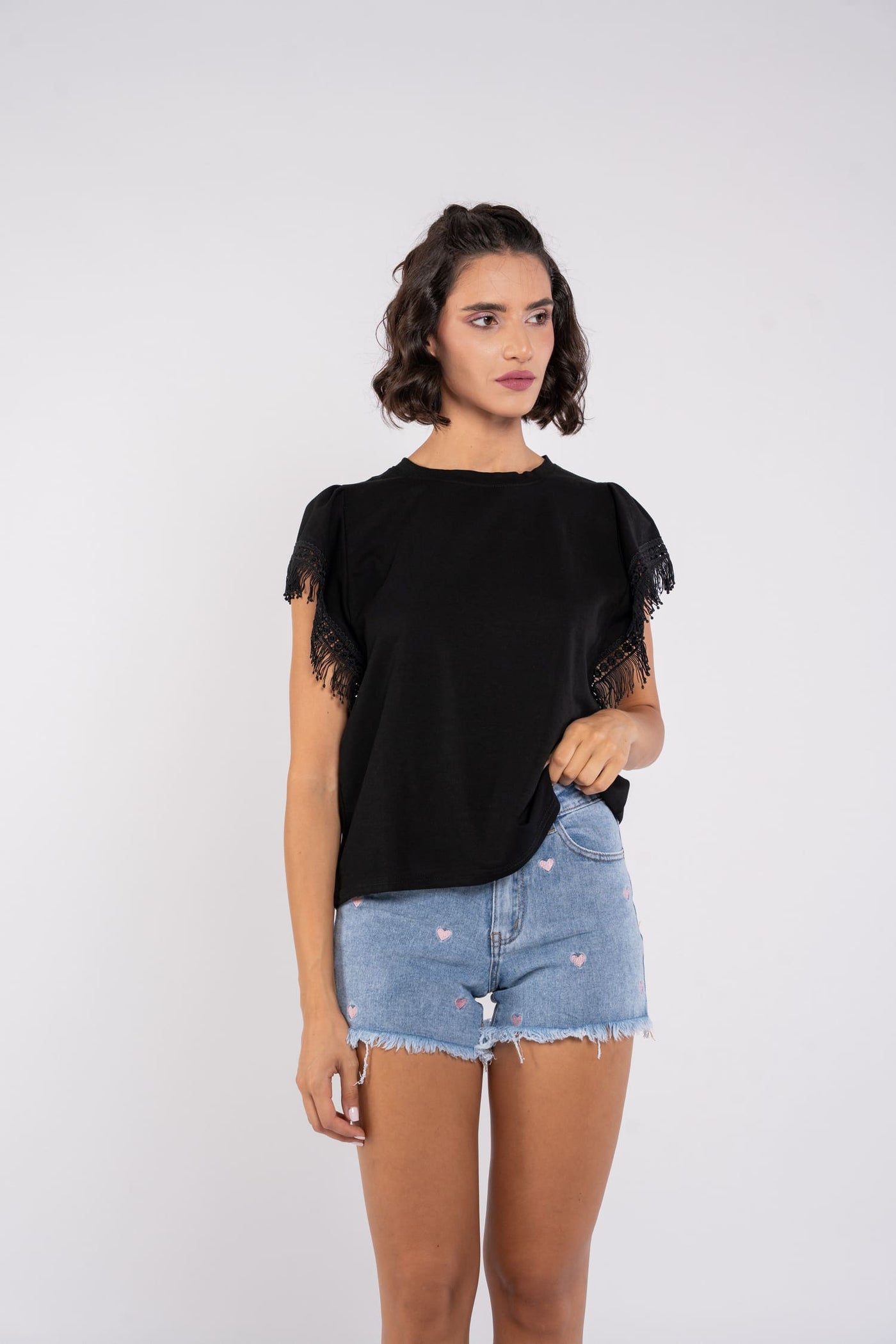 AUDREY DENIM SHORTS