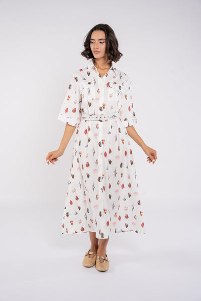 ANNA MIDI DRESS