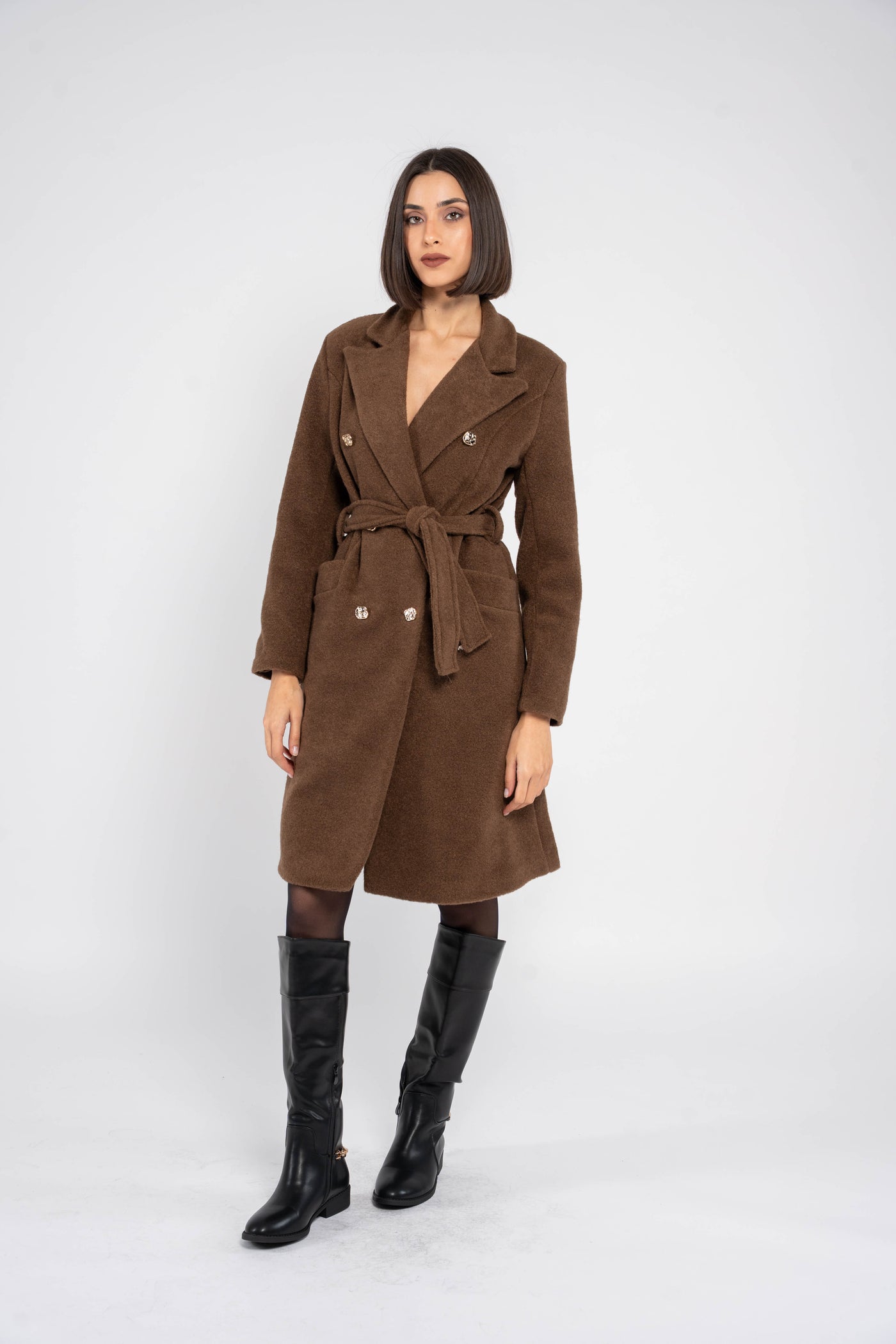 LEA WOOL COAT