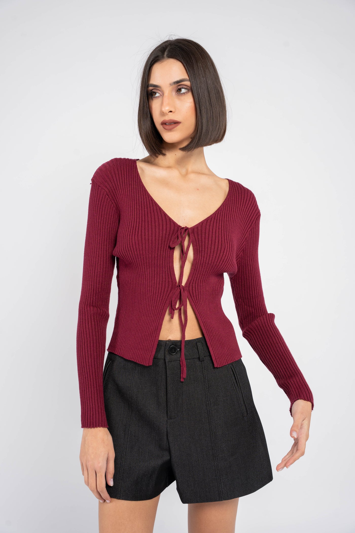 JEANNE RIBBED TOP