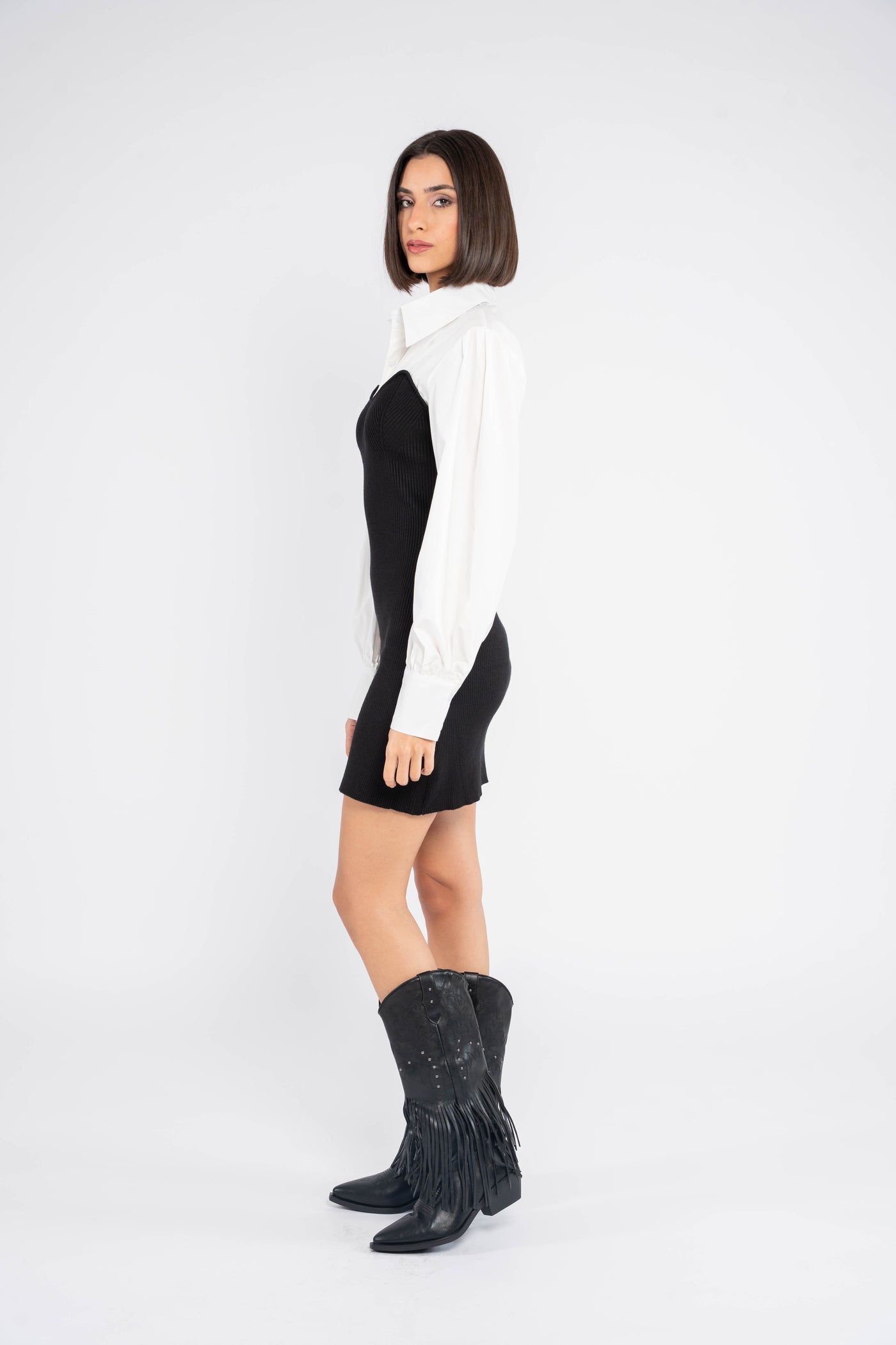 NURIA KNIT MINI DRESS