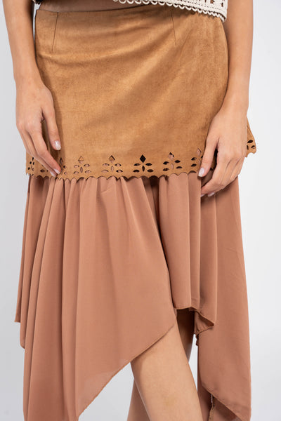 VIOLA SUEDE SKIRT