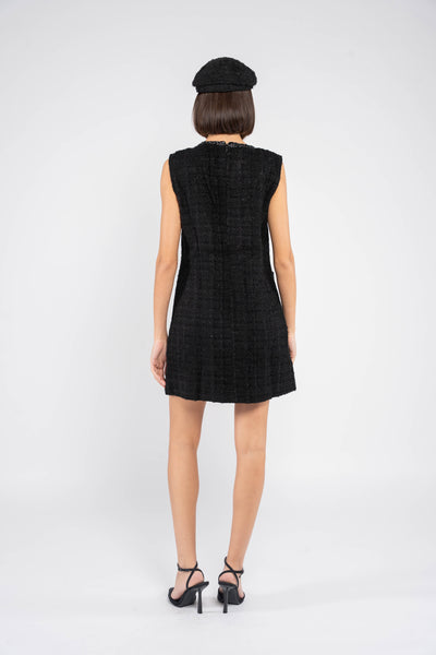 AGATHE TWEED MINI DRESS