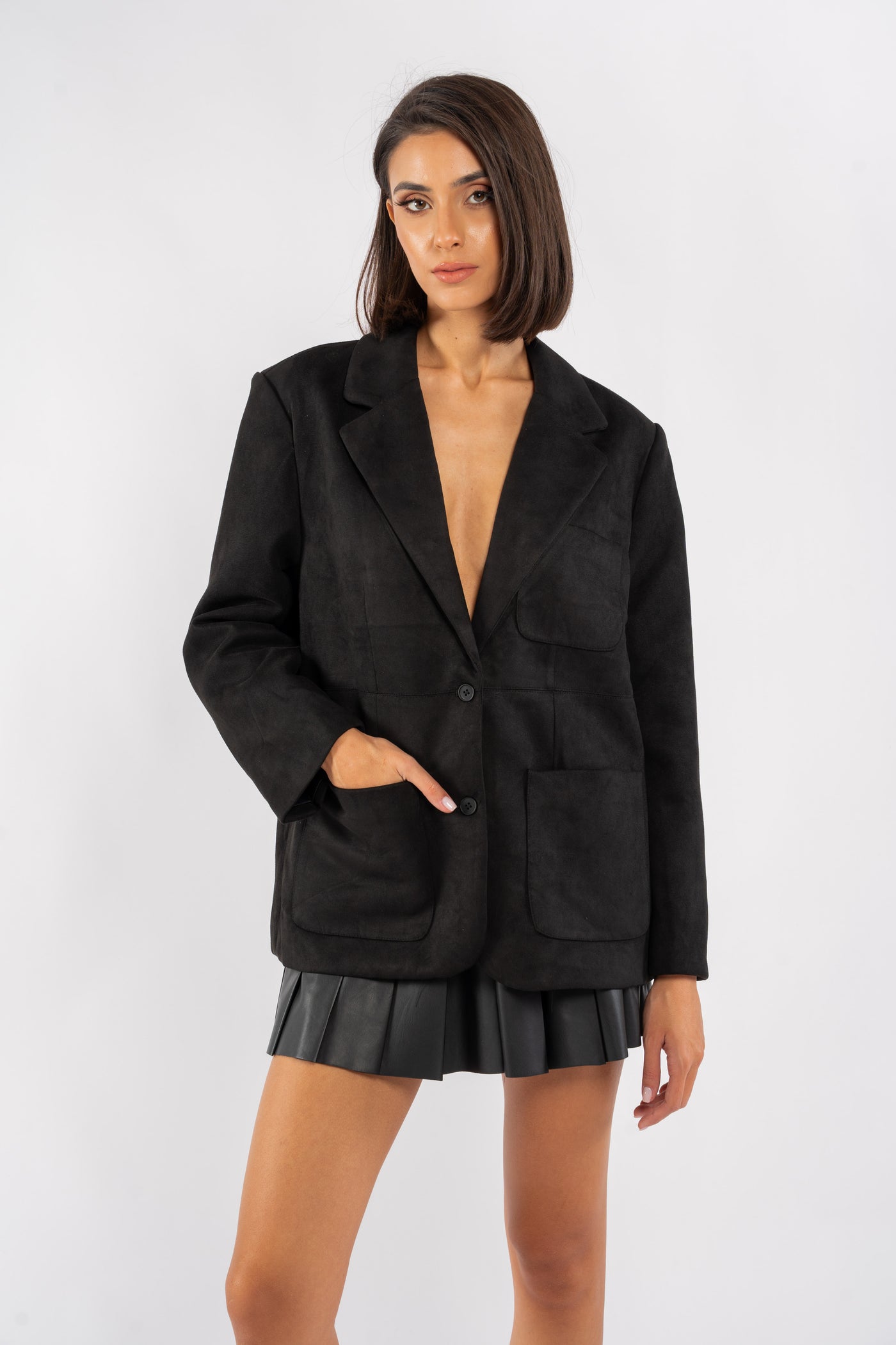 ÉLISE SUEDE BLAZER