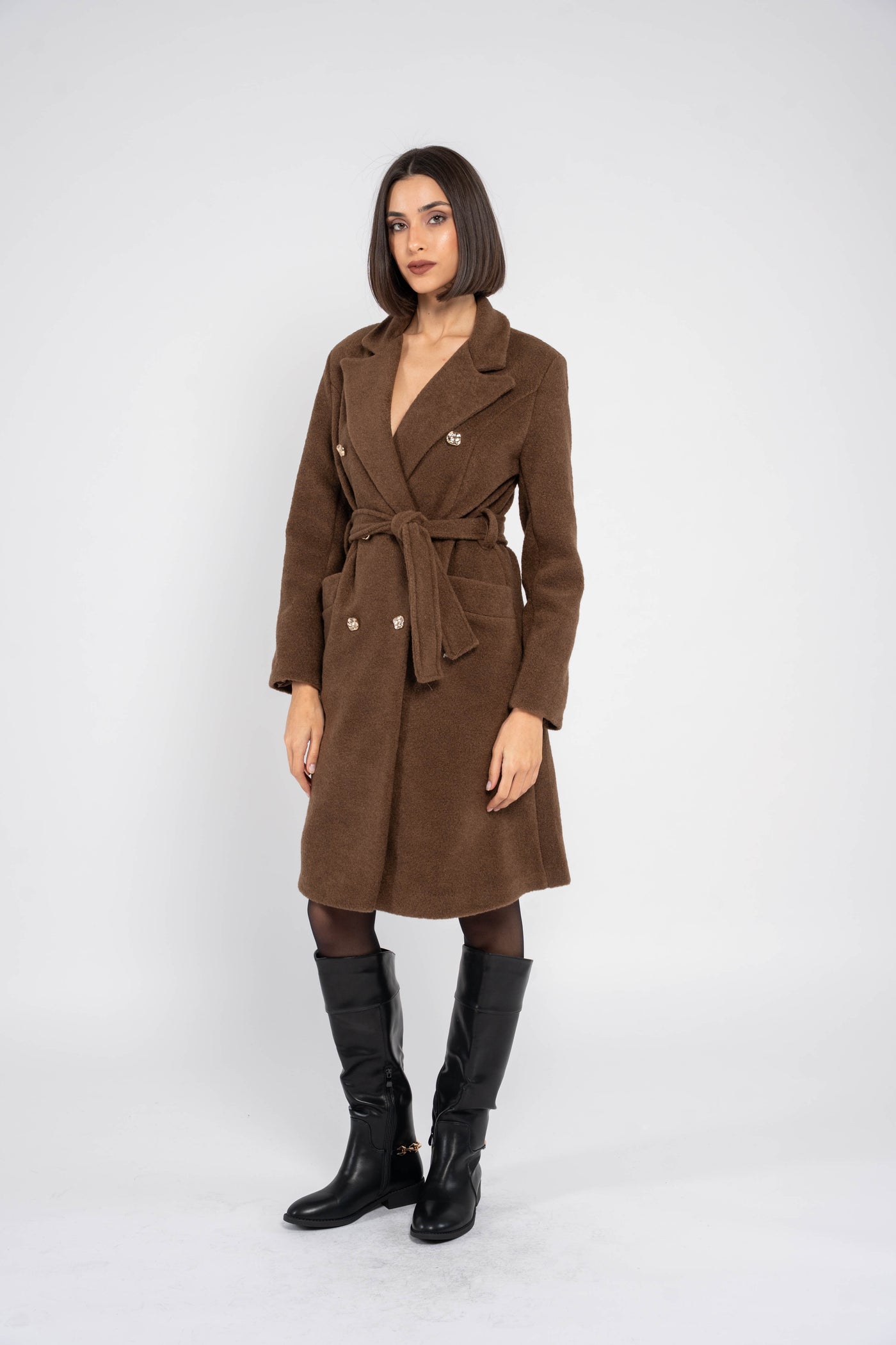 LEA WOOL COAT