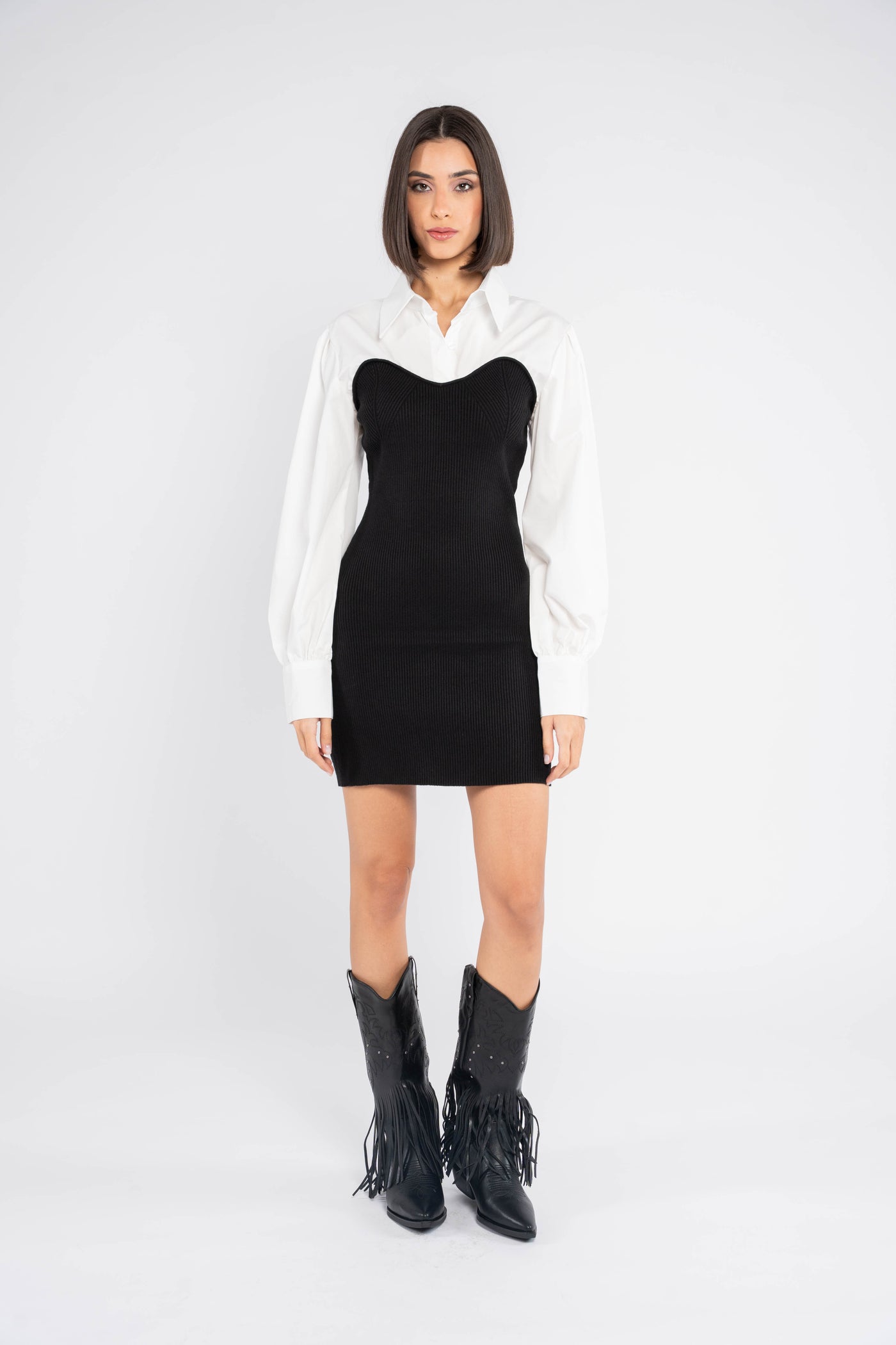 NURIA KNIT MINI DRESS