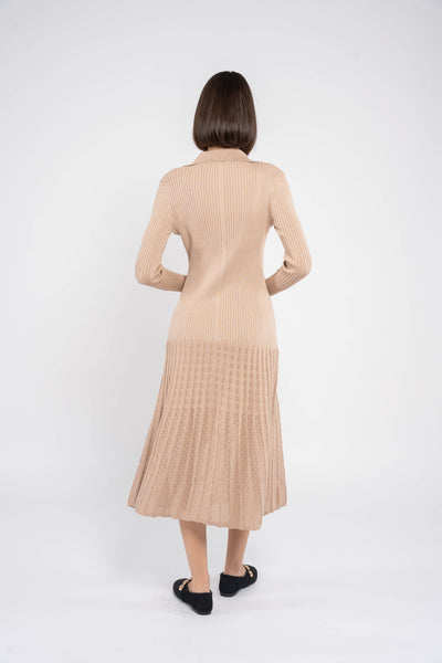 AUBREY RIBBED MIDI DRESS