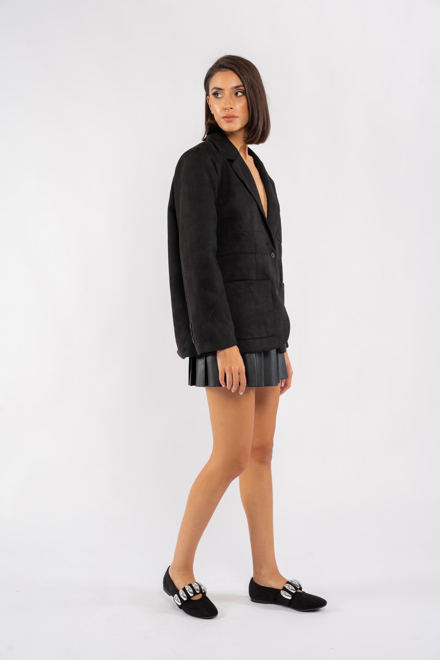 ÉLISE SUEDE BLAZER