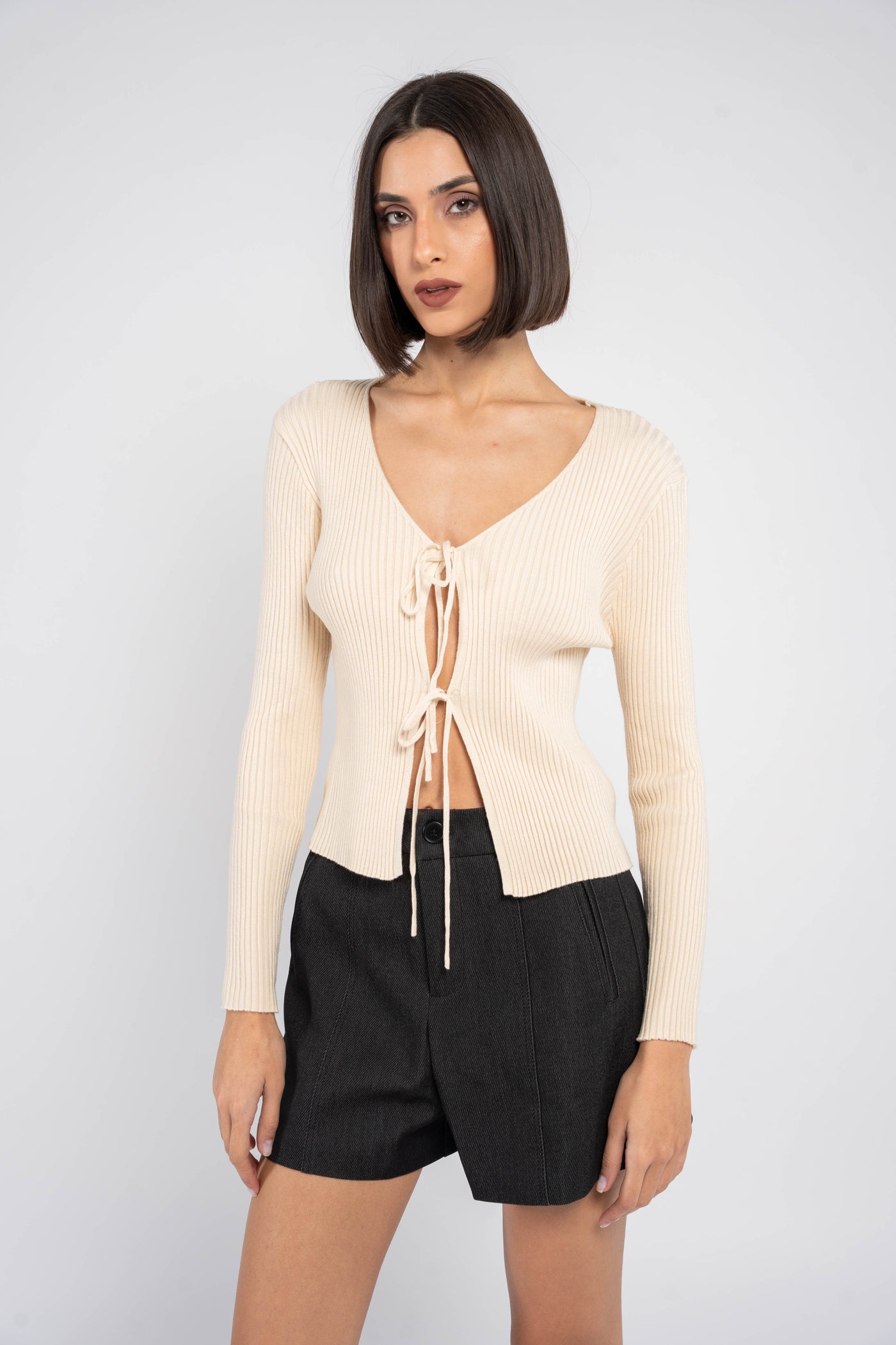 JEANNE RIBBED TOP