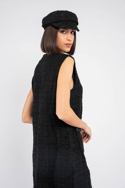 AGATHE TWEED MINI DRESS