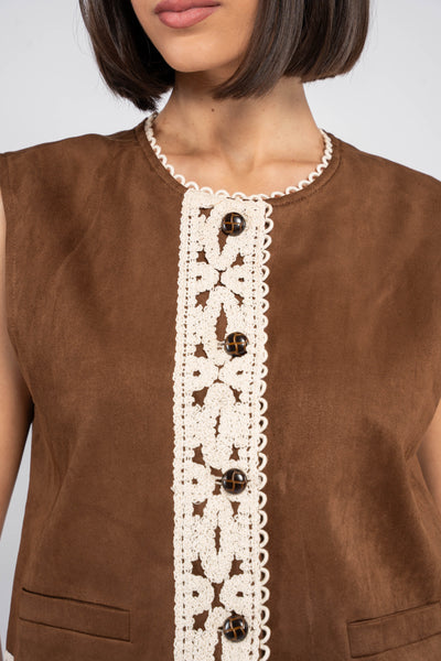 KIERA SUEDE VEST