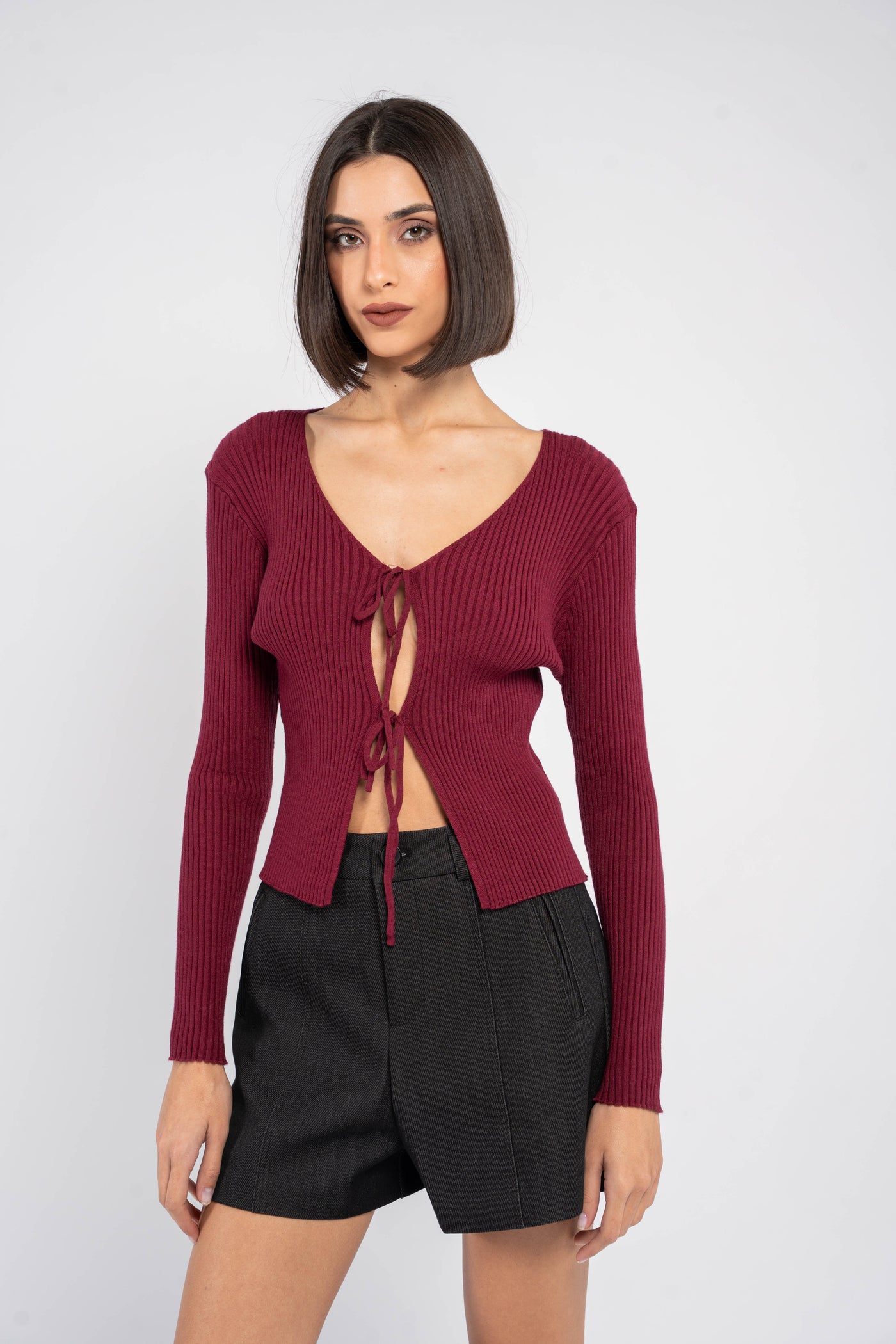 JEANNE RIBBED TOP