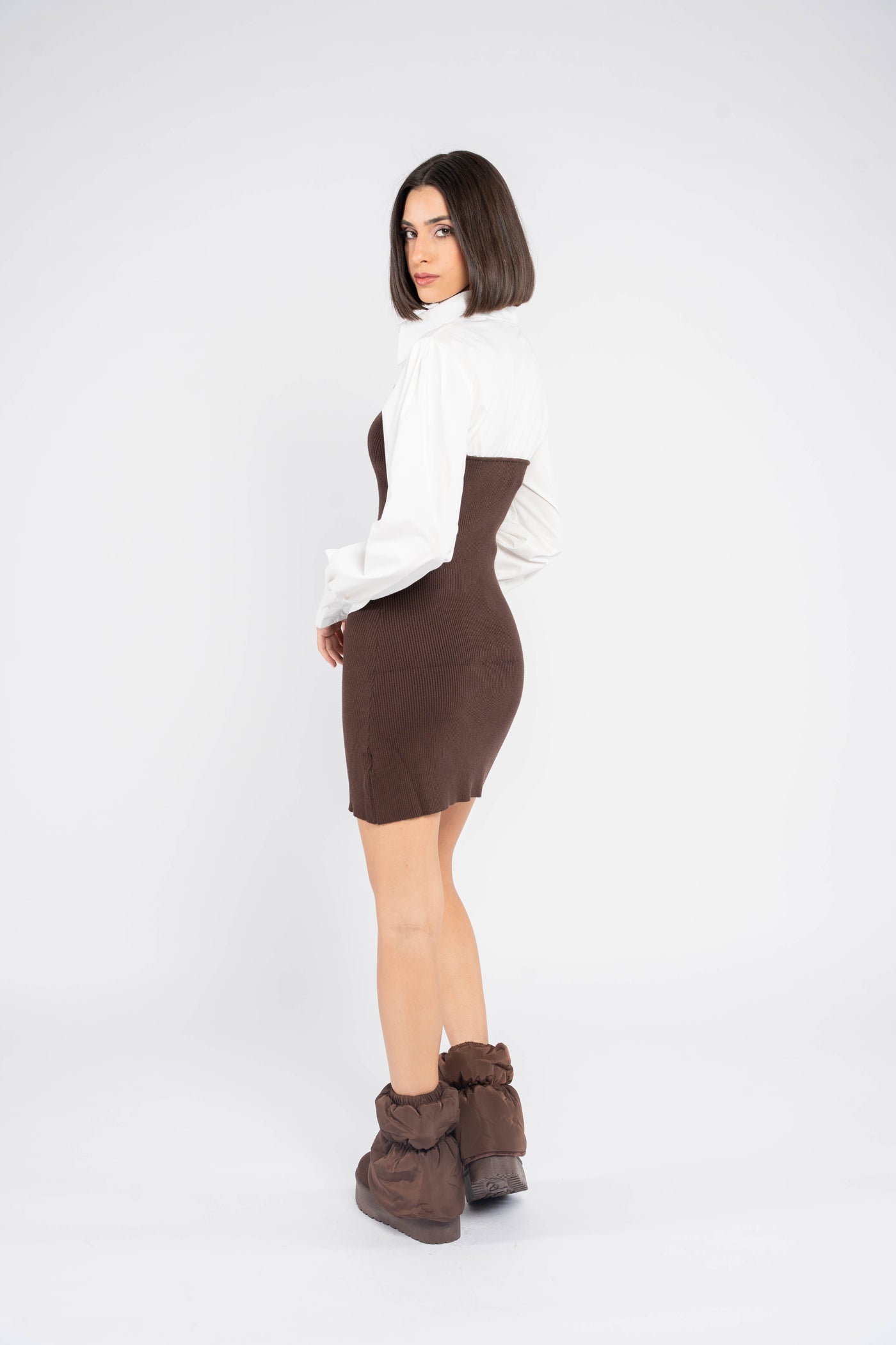 NURIA KNIT MINI DRESS