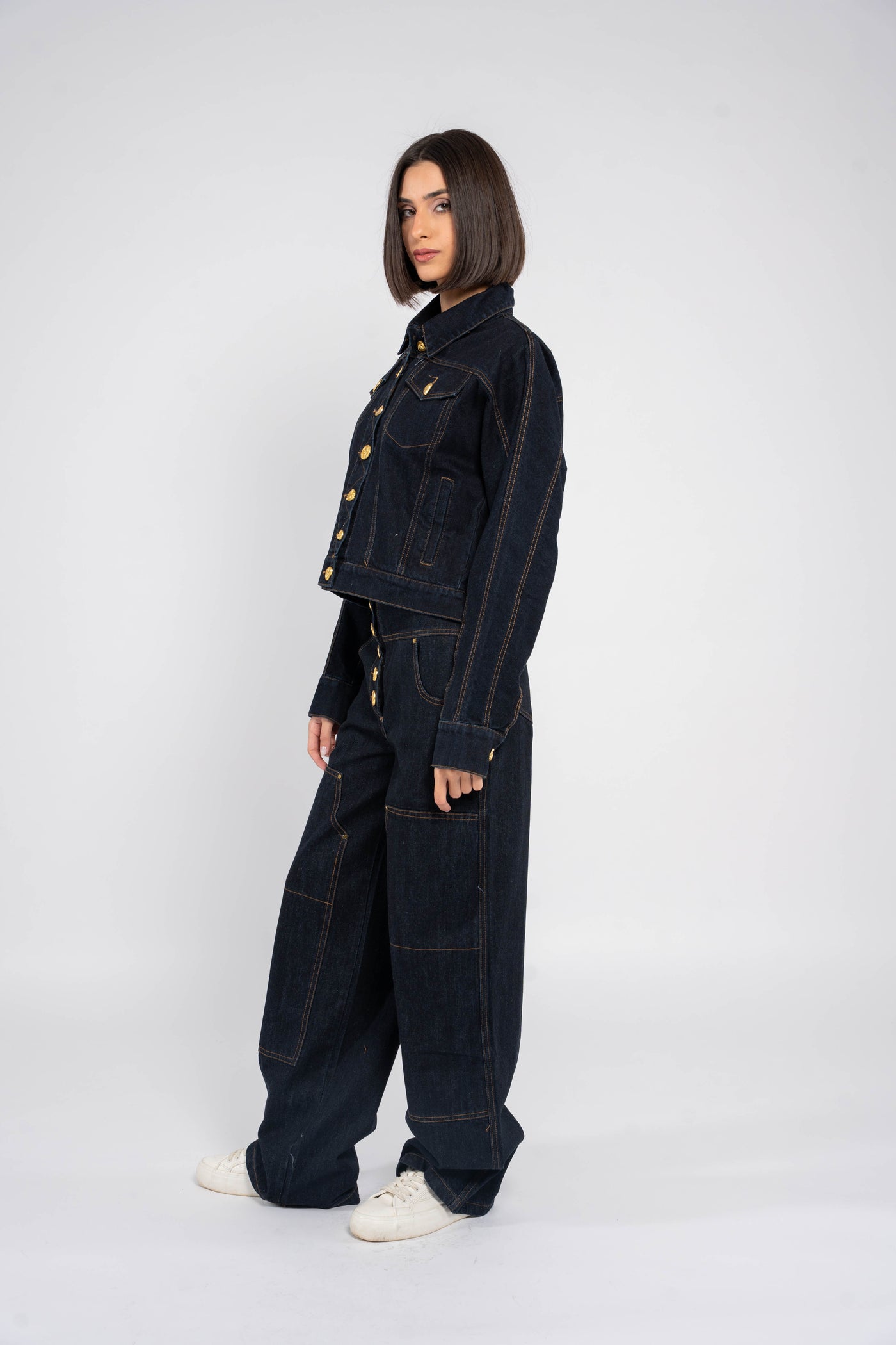 OLGA DENIM MATCHING SET