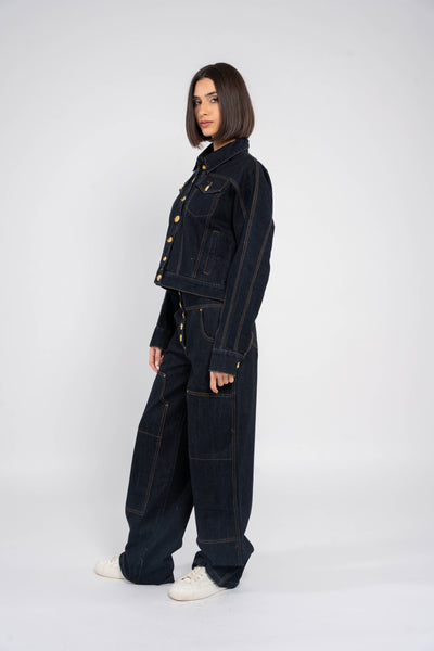 OLGA DENIM MATCHING SET