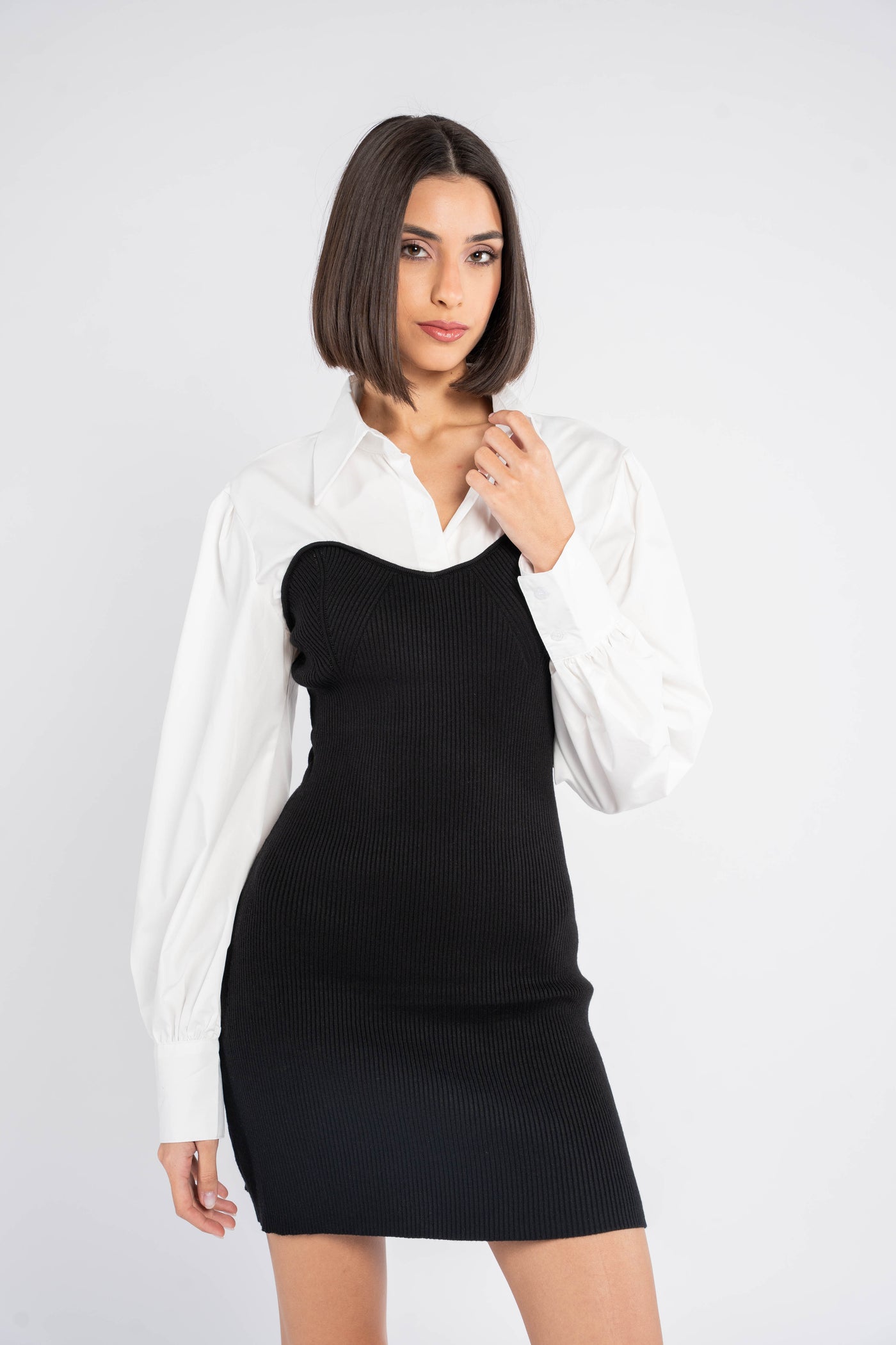 NURIA KNIT MINI DRESS