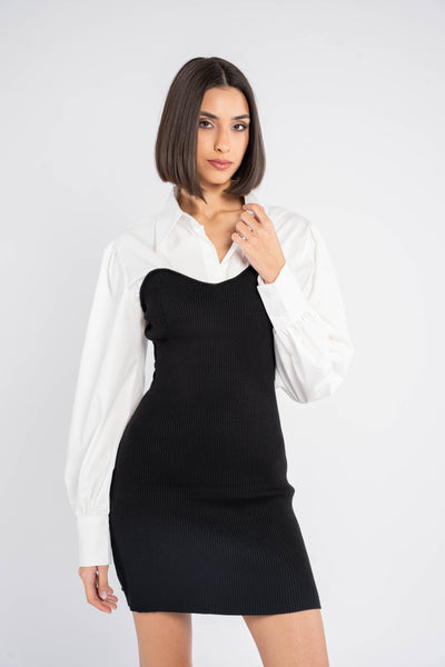 NURIA KNIT MINI DRESS